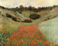 mon a Poppy Field in a Hollow near Giverny Art A4 Photo Print