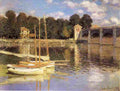 mon a The Bridge at Argenteuil Art A4 Photo Print