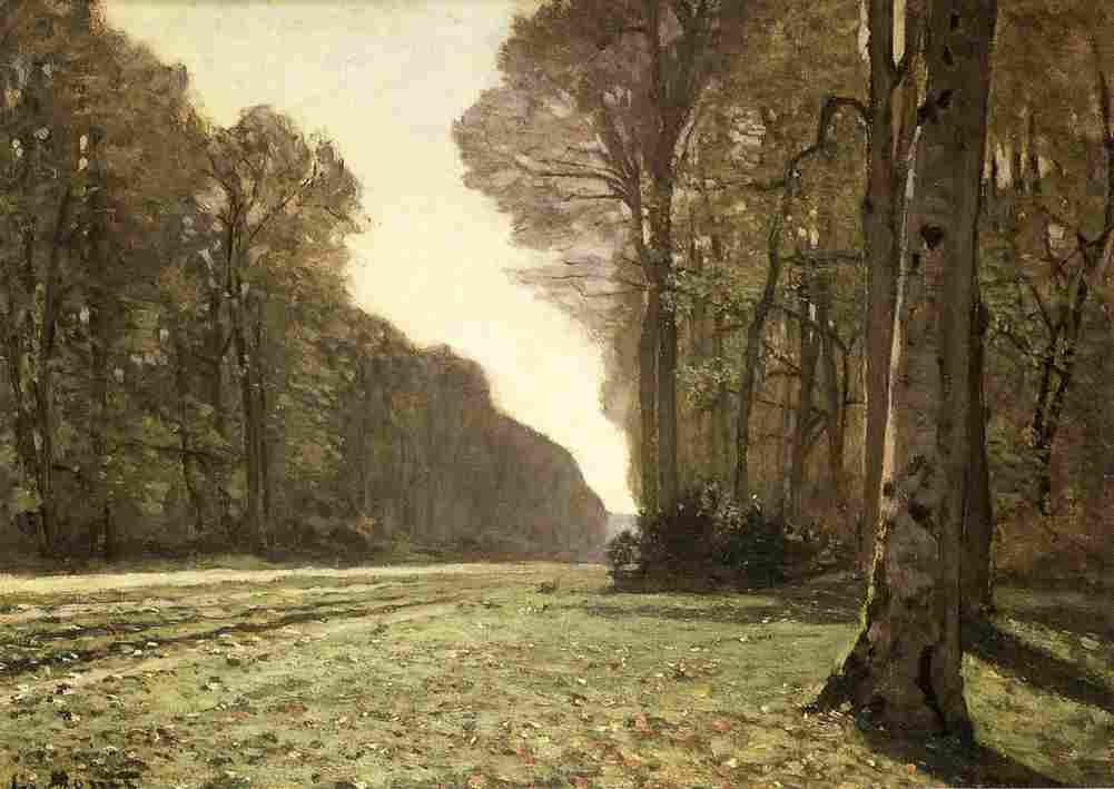 mon a The Road to Chailly Art A4 Photo Print