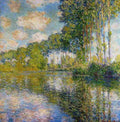 mon poplars on the river epte Art A4 Photo Print