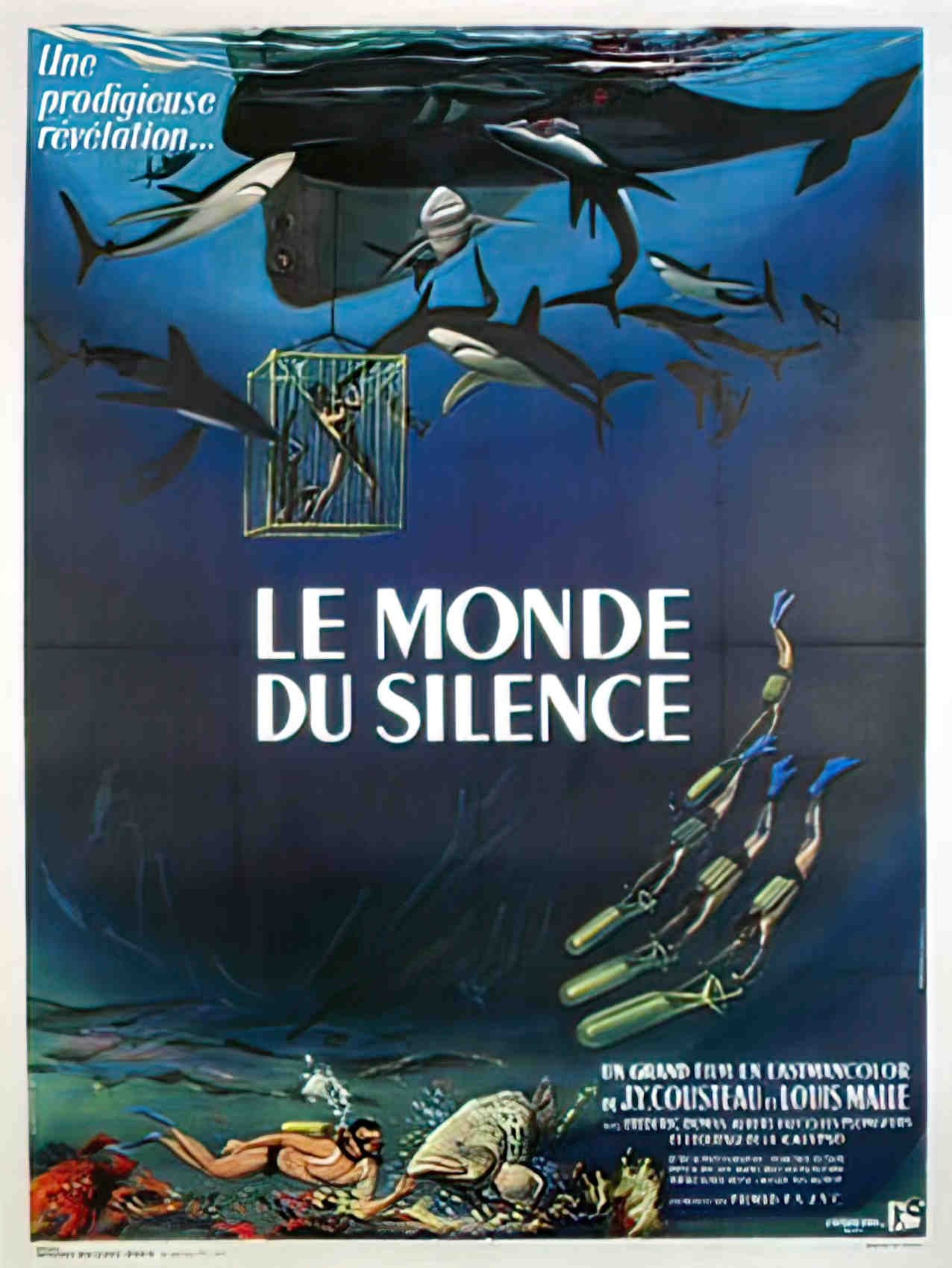 monde du silence le Advert A4 Photo Print