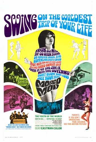 mondo mod  01 film star poster A4 Photo Print