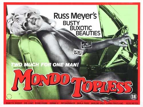 mondo topless  03 film star poster A4 Photo Print