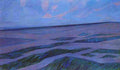 mondrian dune landscape Art A4 Photo Print