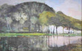 mondrian geinrust farm with saplings Art A4 Photo Print