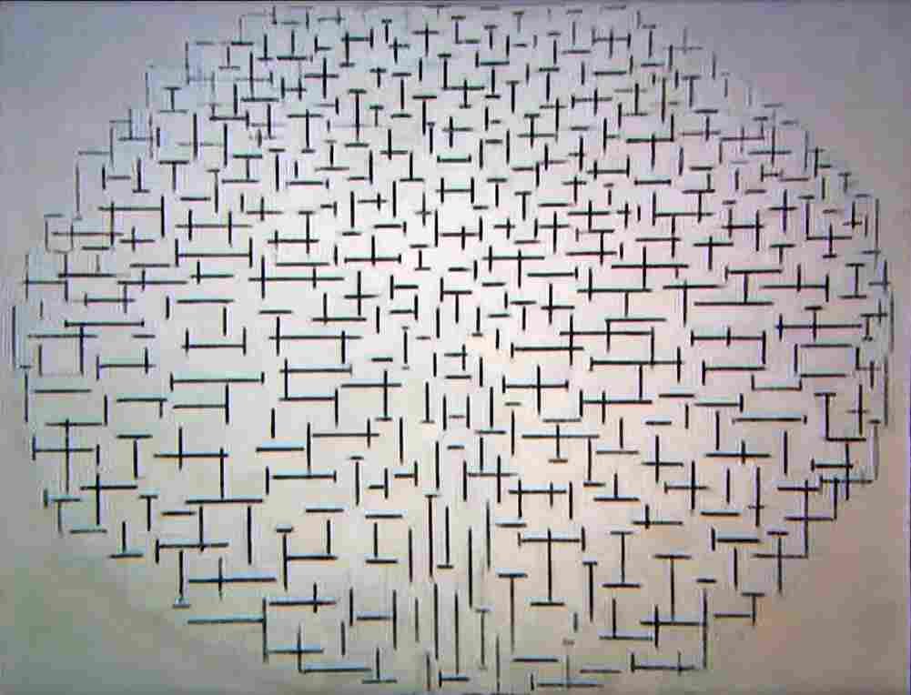 mondrian nine Art A4 Photo Print