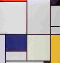 mondrian tableau Art A4 Photo Print