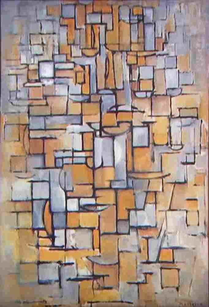 mondrian tableau number one Art A4 Photo Print