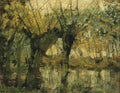 mondrian willow grove Art A4 Photo Print