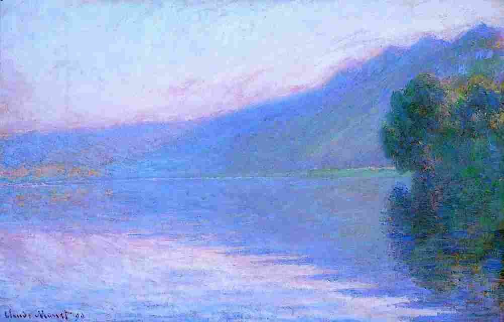 monet The Seine Art A4 Photo Print