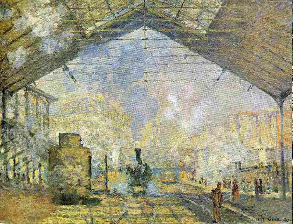 monet gare lazare Art A4 Photo Print