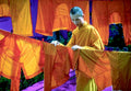 monk orange clothes1980s 1990s A4 Photo Print