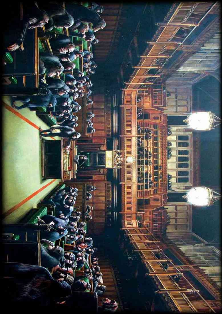 monkey parliament A4 Photo Print