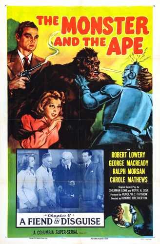 monster and ape  01 film star poster A4 Photo Print