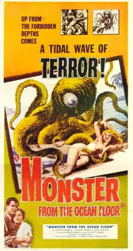 monster from ocean floor  01 film star poster A4 Photo Print