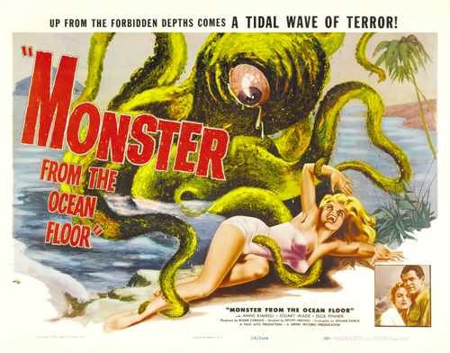 monster from ocean floor  03 film star poster A4 Photo Print