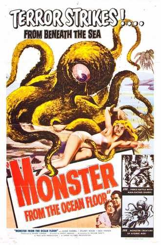monster from ocean floor  04 film star poster A4 Photo Print