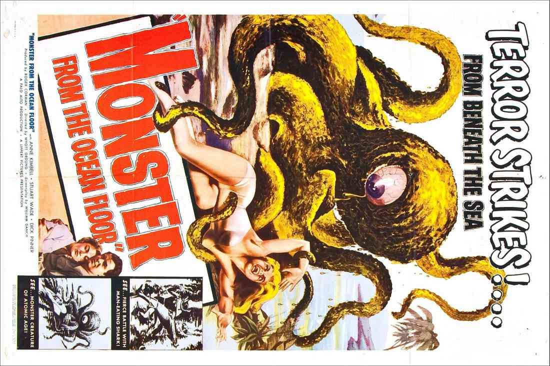monster from ocean floor poster 04 A4 Photo Print
