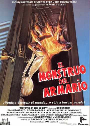 monster in closet  01 film star poster A4 Photo Print