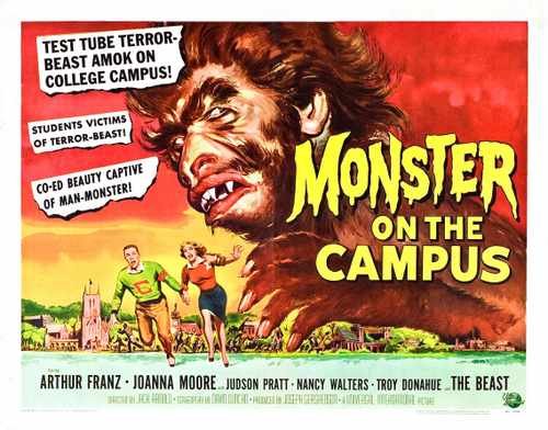 monster on campus  02 film star poster A4 Photo Print