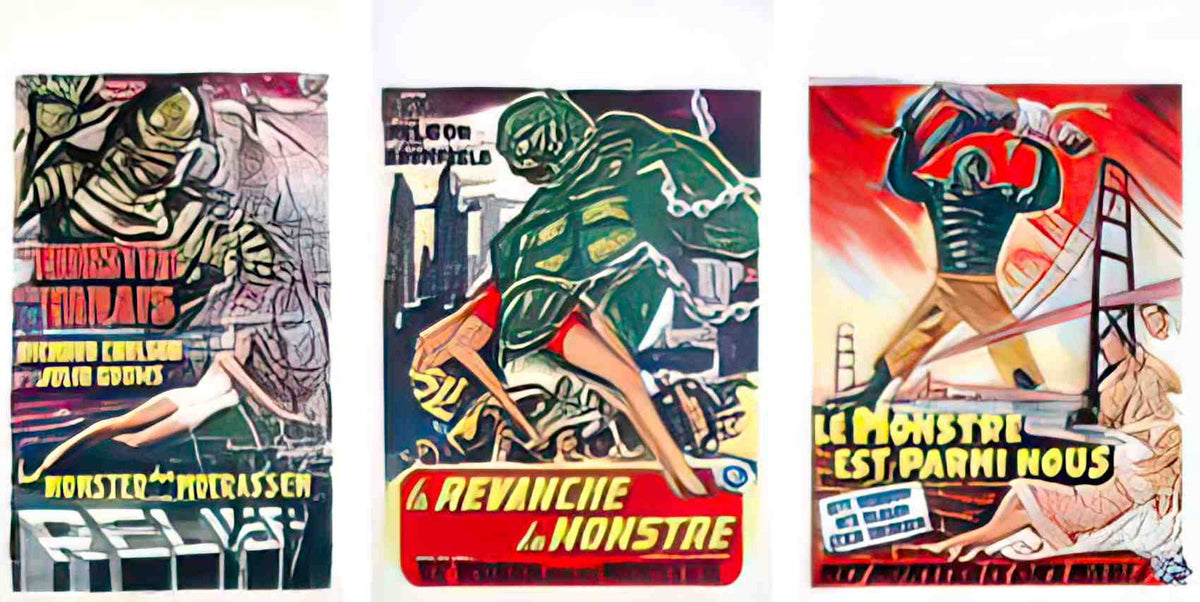 monstre des marais belge 3 Advert A4 Photo Print