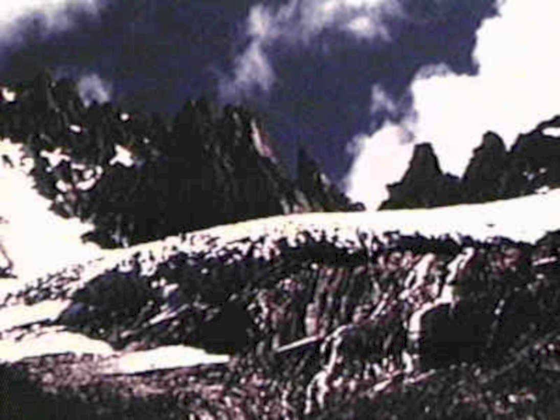 mont blanc glacier1980s 1990s A4 Photo Print