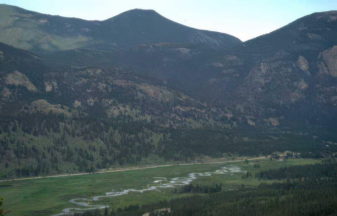 montana river valley Vintage A4 Photo Print