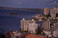 montevideo waterfront cityscape 1980s 1990s A4 Photo Print