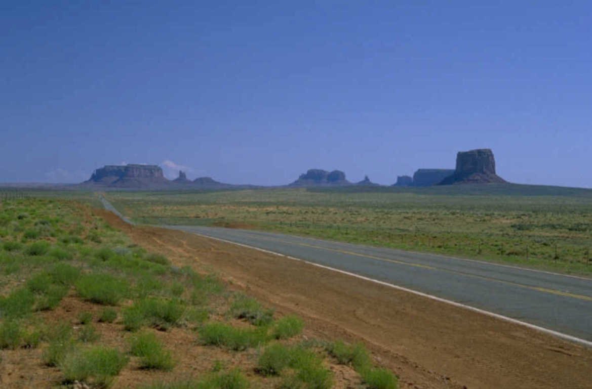 monument valley road 1980s 1990s A4 Photo Print