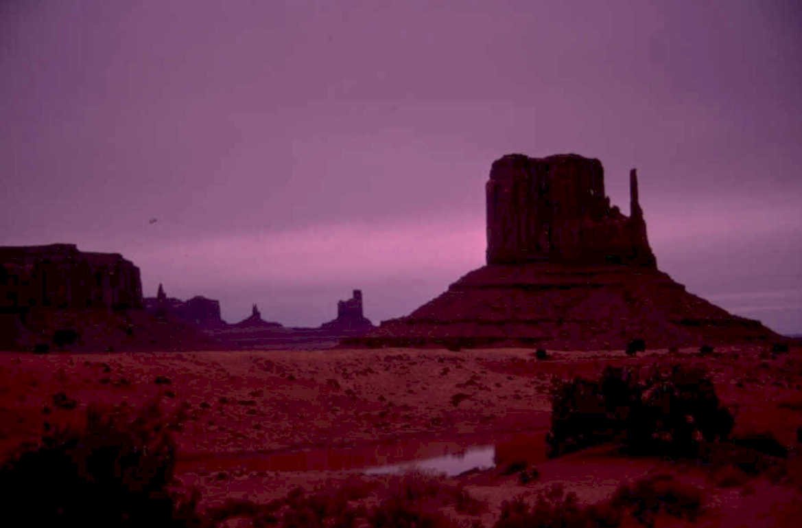 monument valley sunset 1980s 1990s A4 Photo Print 42