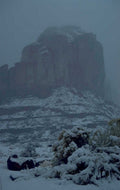 monument valley winter 1980s 1990s A4 Photo Print