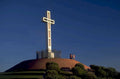monumental cross hillside 1980s 1990s A4 Photo Print