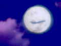 moon cloud night1980s 1990s A4 Photo Print