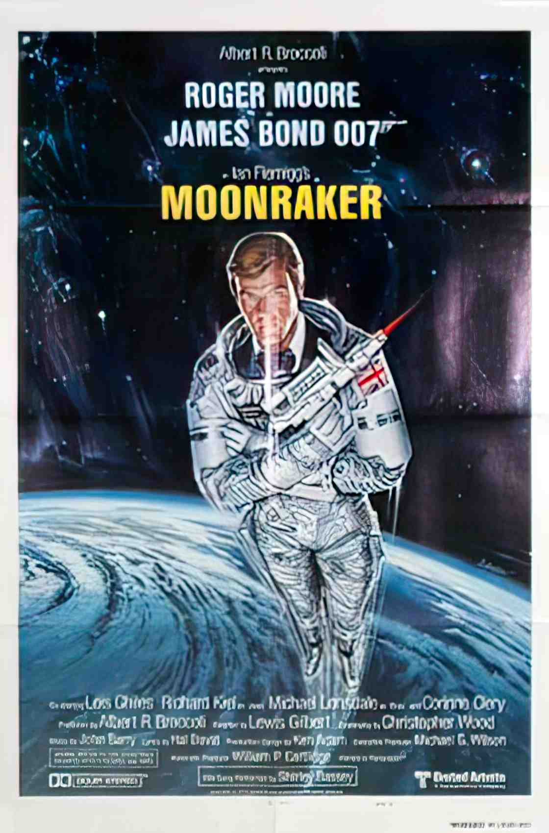 moonraker us 1sh intl adv A Advert A4 Photo Print