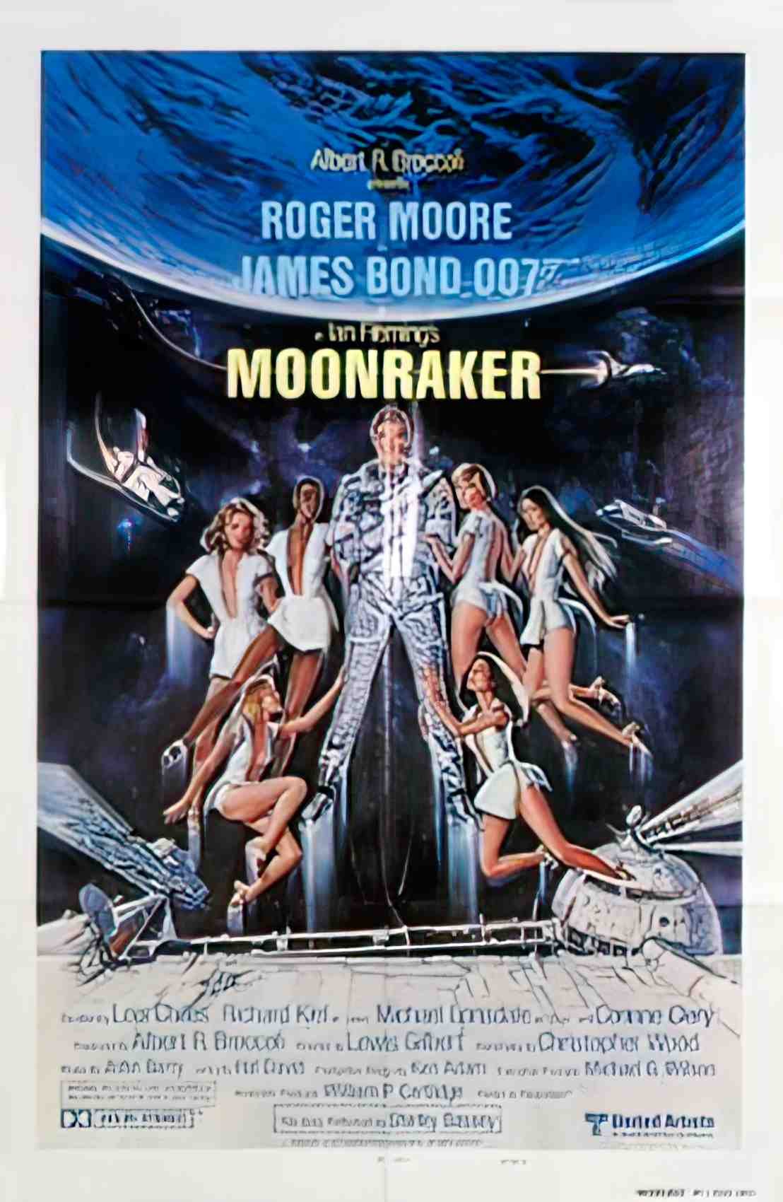 moonraker us 1sh intl adv B Advert A4 Photo Print