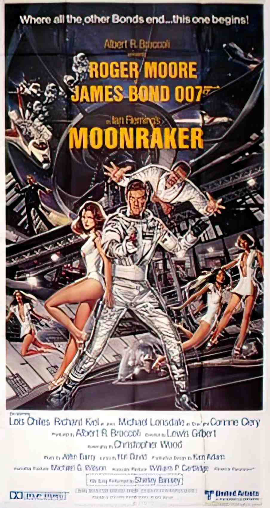 moonraker us 3sh Advert A4 Photo Print