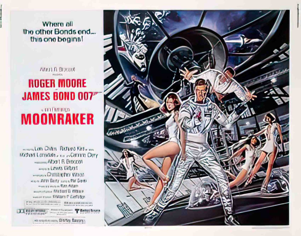 moonraker us hs Advert A4 Photo Print
