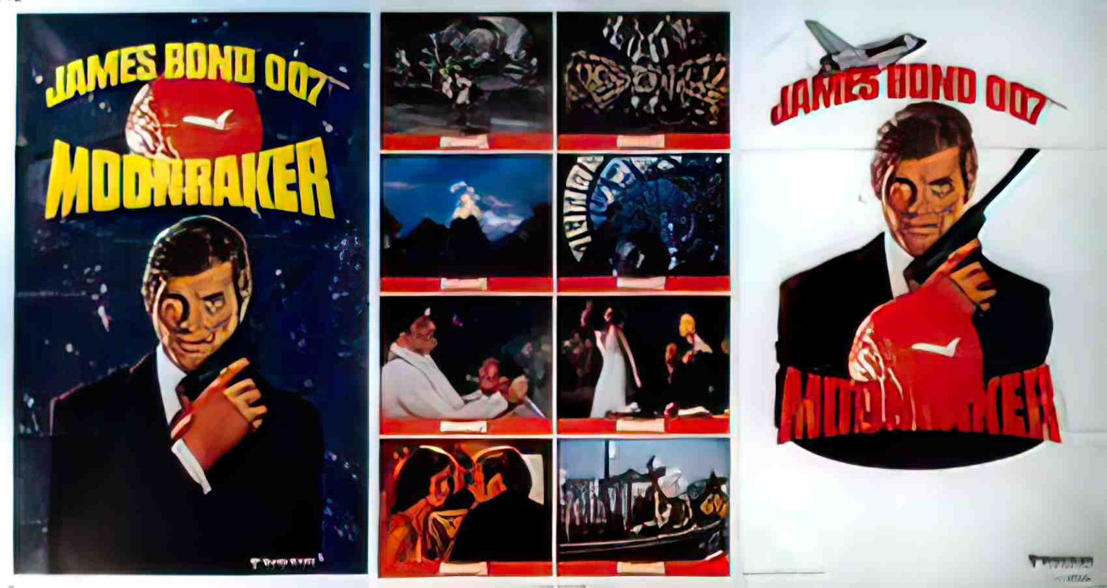 moonraker us stop adv A Advert A4 Photo Print