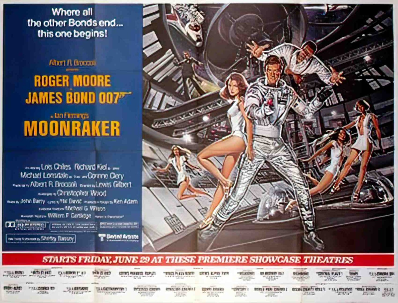 moonraker us subway Advert A4 Photo Print