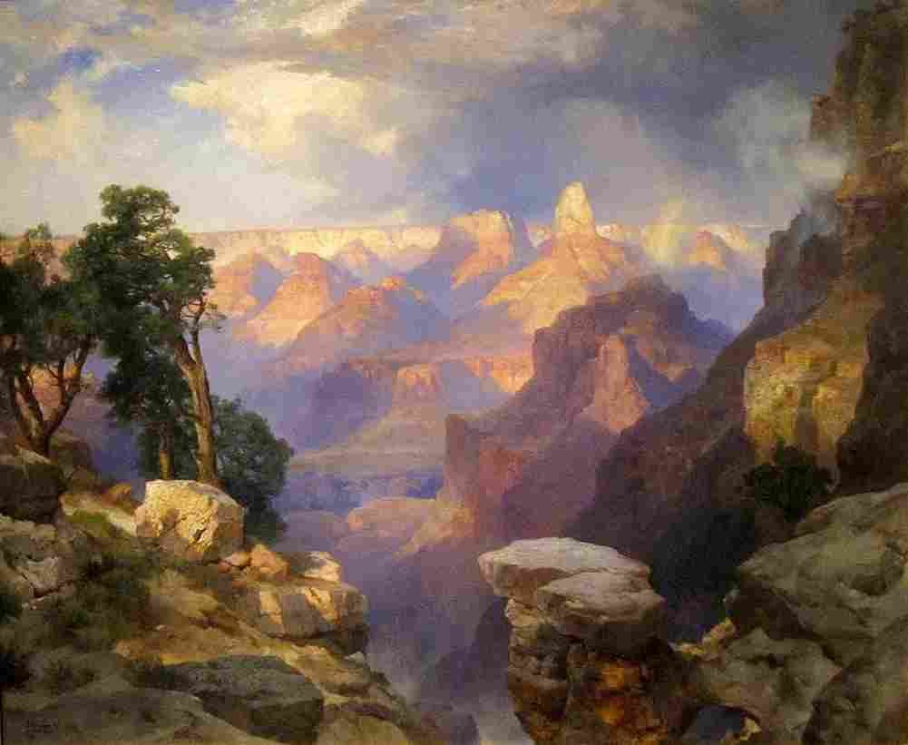 mor Grand Canyon with Rainbow Art A4 Photo Print