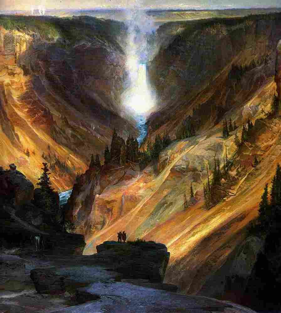 mor Yellowstone Canyon Art A4 Photo Print