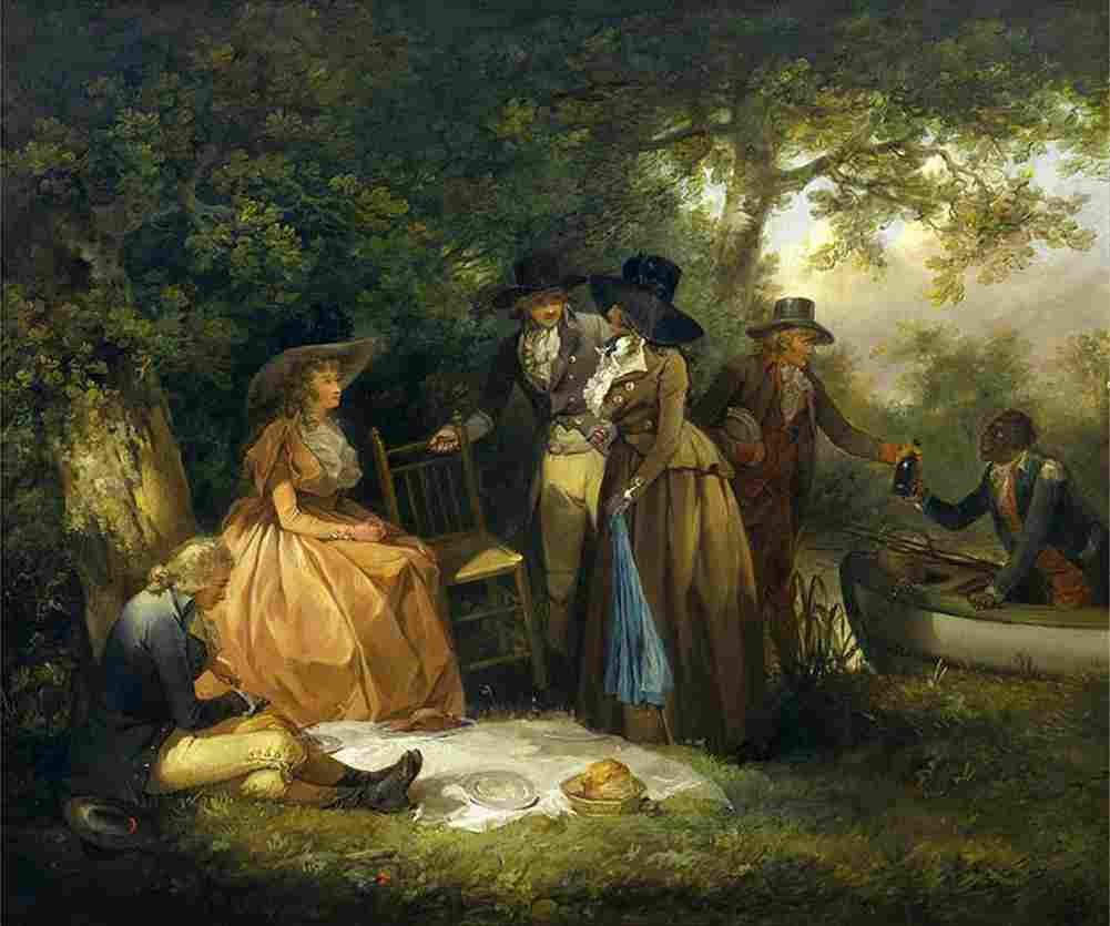 morland The Anglers Repast Art A4 Photo Print
