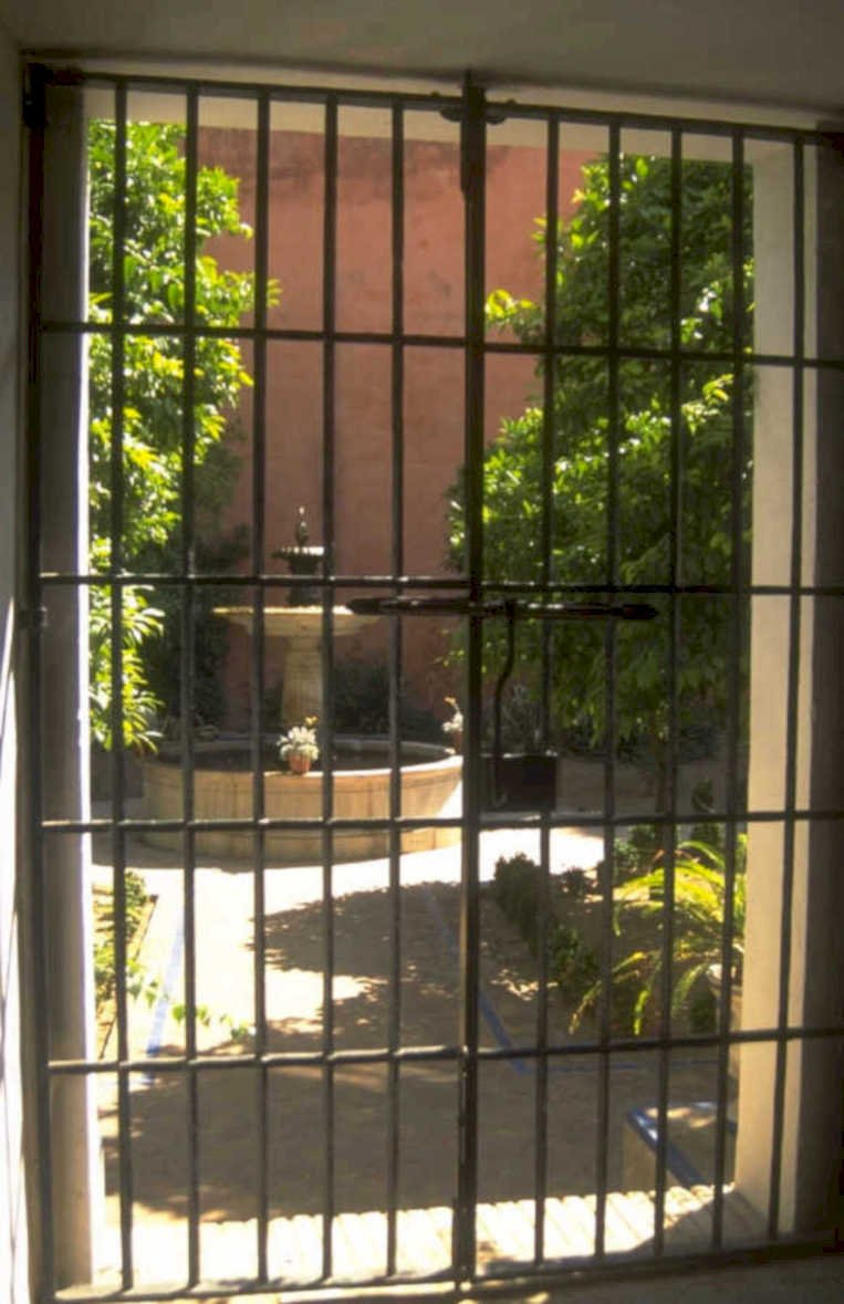 moroccan courtyard window 1980s 1990s A4 Photo Print