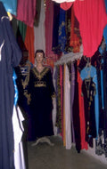 moroccan kaftan display 1980s 1990s A4 Photo Print