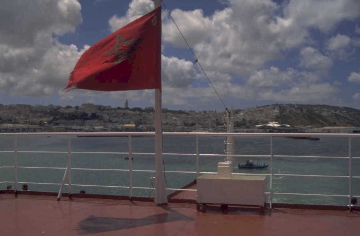 morocco flag ship 1980s 1990s A4 Photo Print