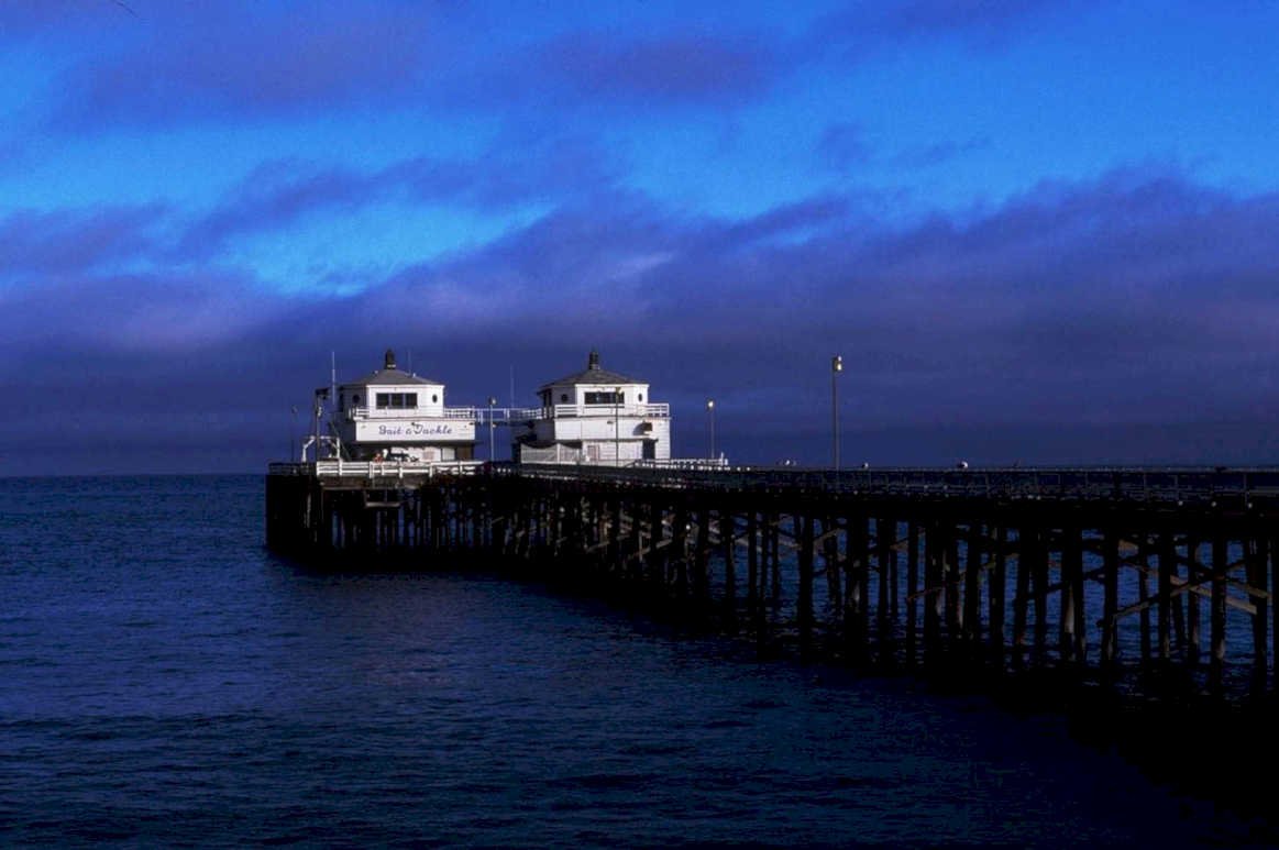 morro bay pier1980s 1990s A4 Photo Print