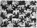 mosaic i mc escher 1951 A4 Photo Print