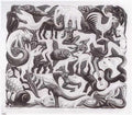 mosaic ii mc escher 1957 A4 Photo Print