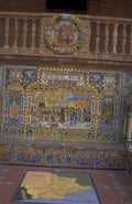 mosaic tile barcelona 1980s 1990s A4 Photo Print
