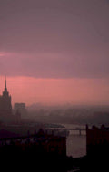 moscow dawn sky 1980s 1990s A4 Photo Print
